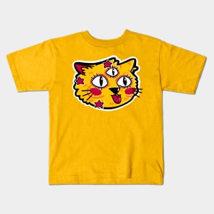 Yellow Cat Kids T-Shirt